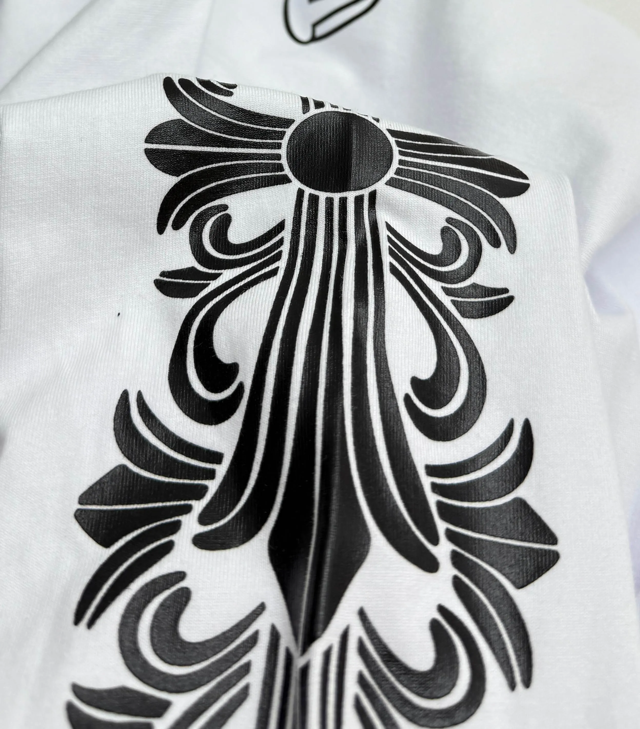 P300 Chrome Hearts Chrome Hearts Unicorn Arm Graffiti Print T-Shirt Long Sleeve S/M/L